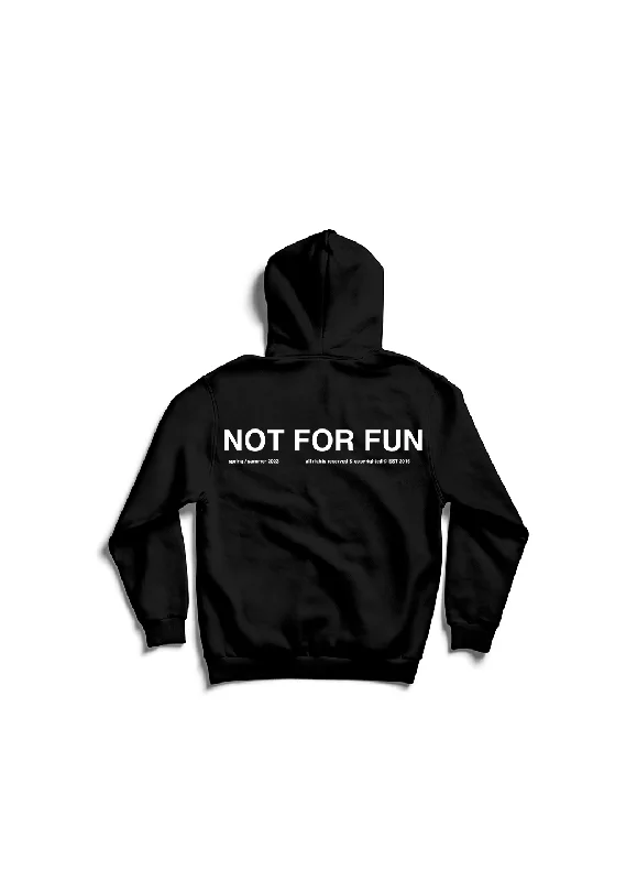 Men's high-performance casual hoodie-Not For Fun 001 / Oversized Pullover Hoodie