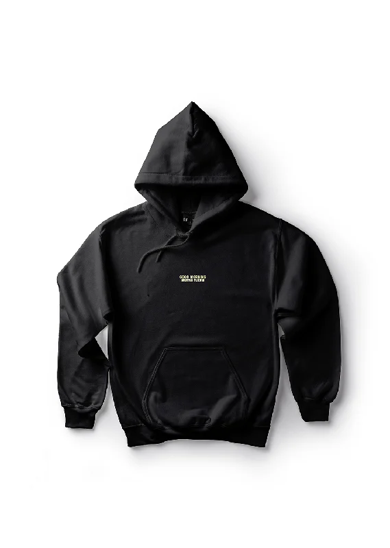 Men's summer athletic hoodie-Good Morning Mutha Fucka / Oversized Pullover Hoodie