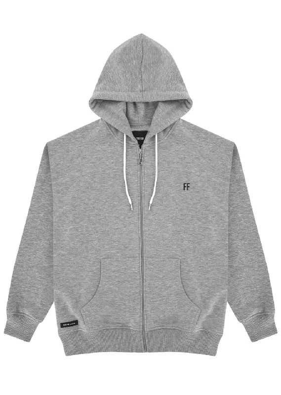 Men's sporty running hoodie-FF / Zip Up Hoodie