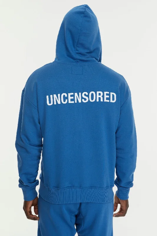 Men's pre-shrunk zip-up hoodie-Uncensored / Zip Up Hoodie