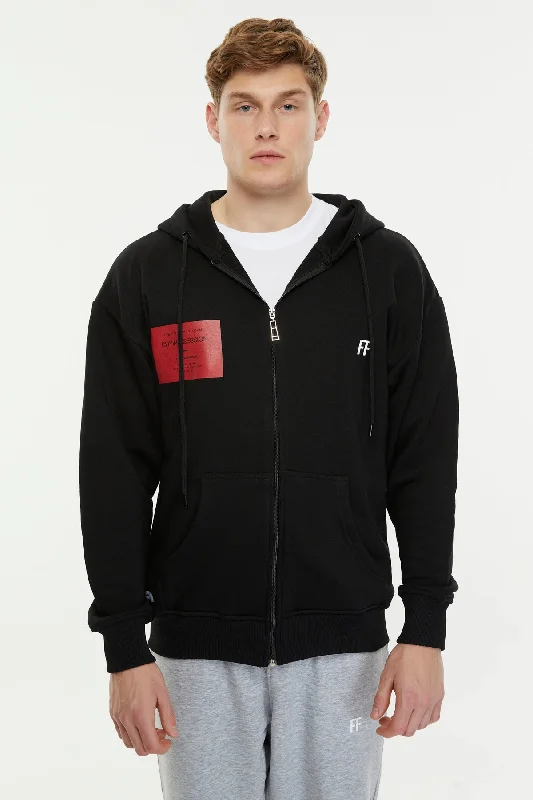 Men's breathable gym hoodie-Crying Session / Zip Up Hoodie