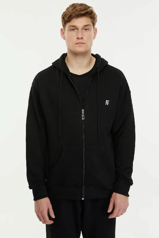 Men's wrinkle-free travel hoodie-FF / Zip Up Hoodie