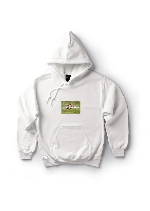 Men's sporty travel hoodie-Not For Fun 005 / Oversized Pullover Hoodie