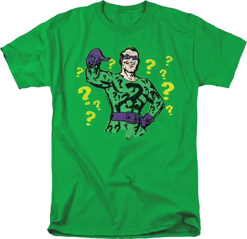 Men's versatile wear t-shirt-The Riddler DC Comics Batman T-Shirt