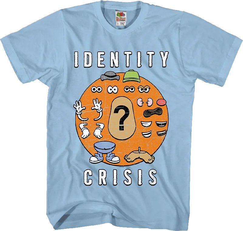 Men's everyday wear t-shirt-Identity Crisis Mr. Potato Head T-Shirt