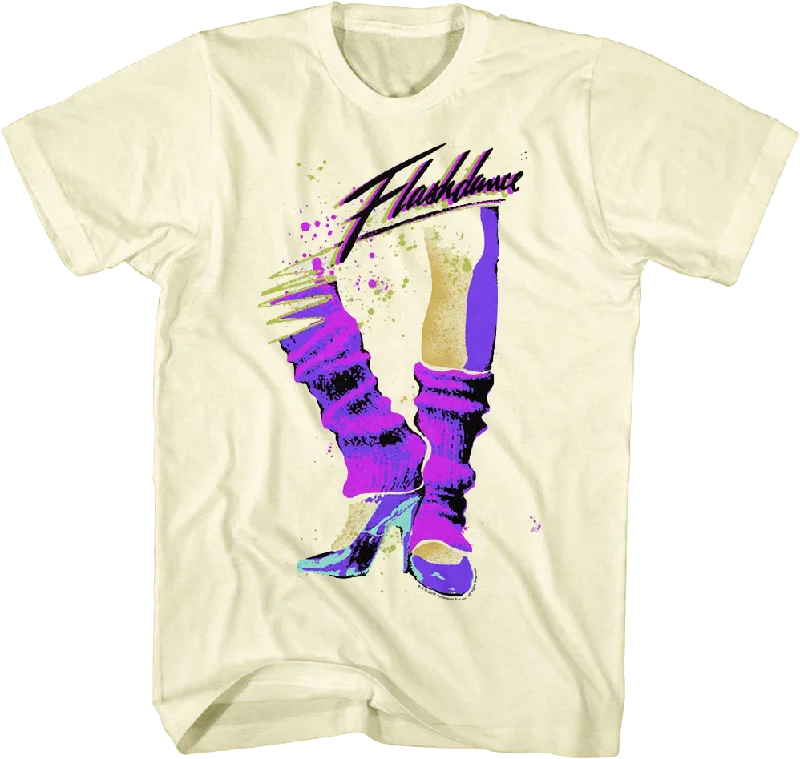 Men's everyday wear t-shirt-Leg Warmers Flashdance T-Shirt