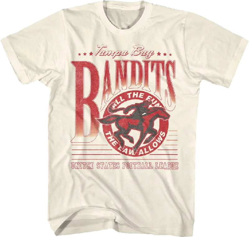 Men's anti-odor t-shirt-All The Fun The Law Allows Tampa Bay Bandits USFL T-Shirt