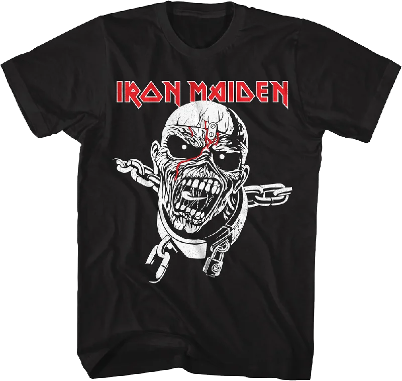 Men's street smart t-shirt-Piece Of Mind Iron Maiden T-Shirt