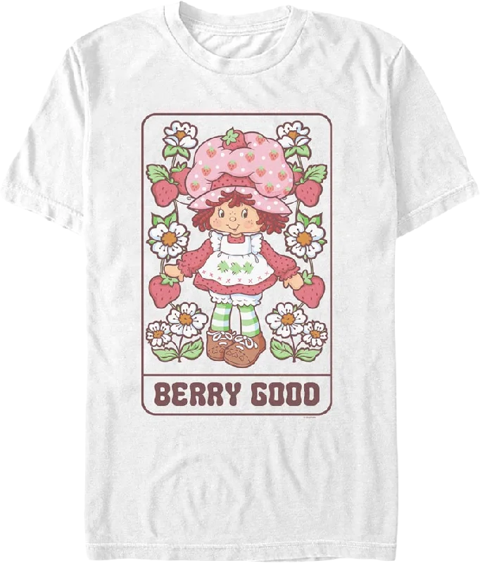 Men's quick-wicking t-shirt-Berry Good Strawberry Shortcake T-Shirt