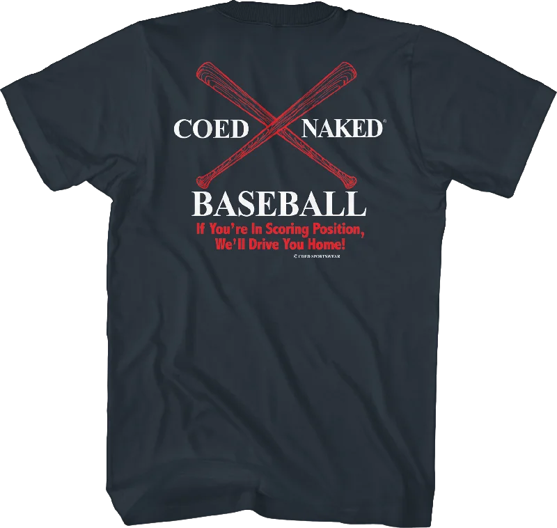 Men's tailored fit t-shirt-Baseball Coed Naked T-Shirt