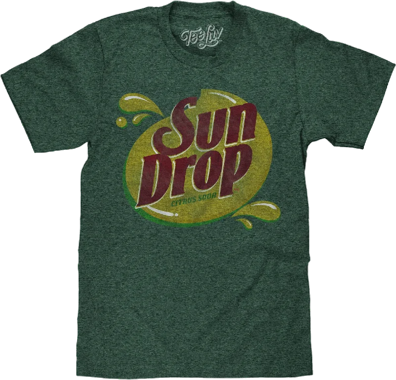 Men's sporty look t-shirt-Classic Logo Sun Drop T-Shirt