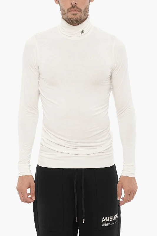 Men's casual knit sweater-Ambush Lightweight Turtleneck Sweater