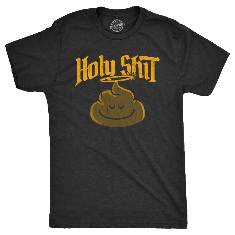 Men's quick-wicking t-shirt-Holy Shit Men's T Shirt