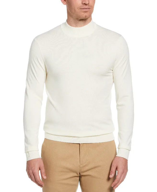 Men's hunting knit-Tech Knit Mock Neck Pullover Sweater