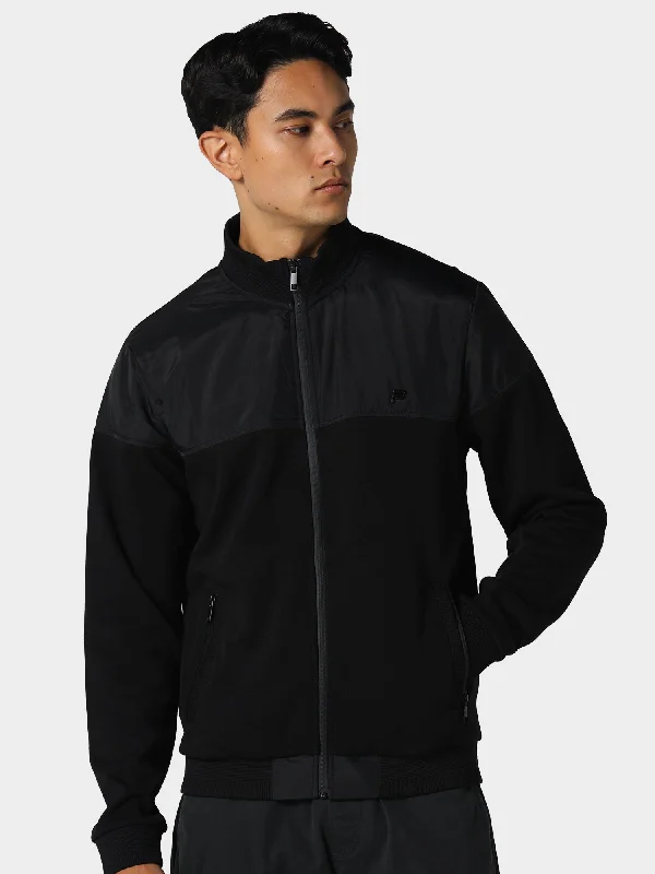 Men's quick-dry trench coat-Wayvick Black Jacket