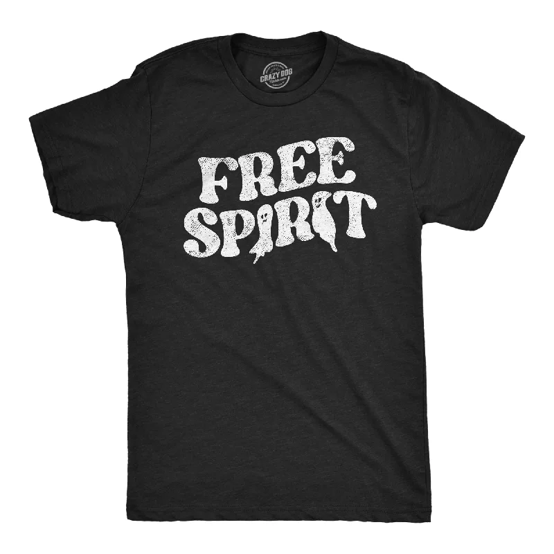 Men's wrinkle-resistant casual t-shirt-Free Spirit Men's T Shirt