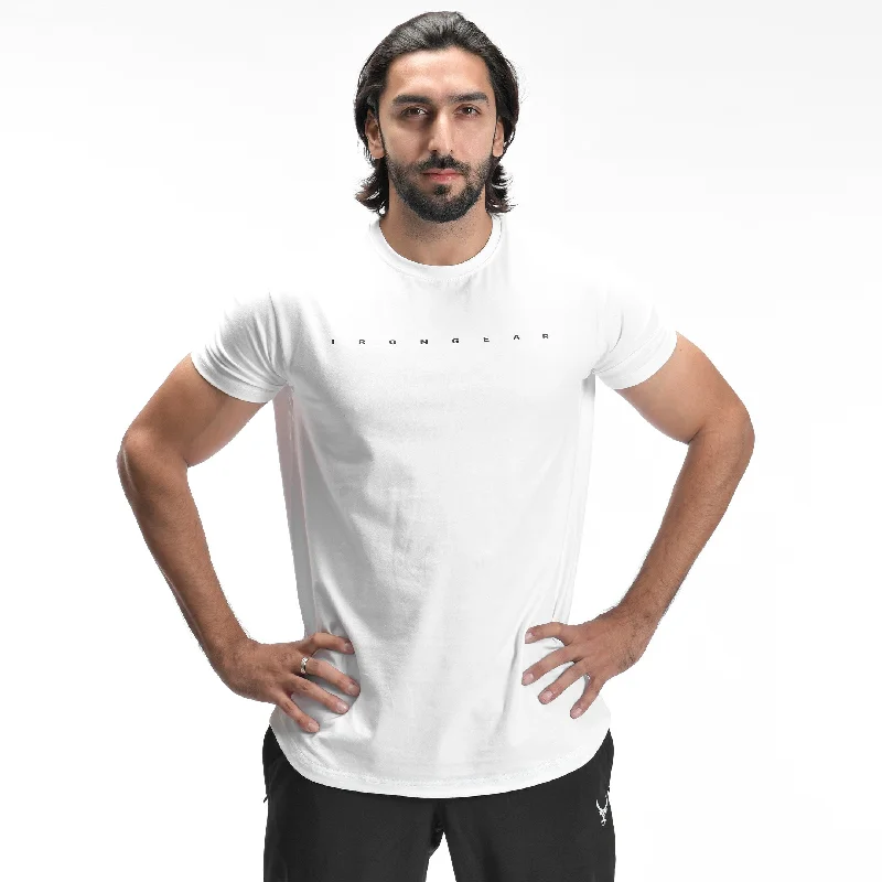 Men's contemporary t-shirt-Prime Scoop Hem Tee