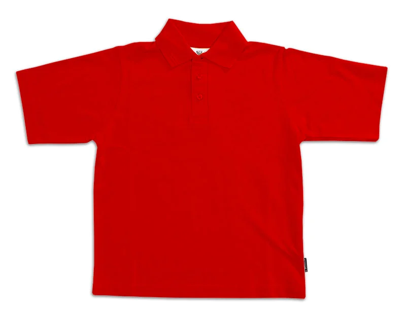 Men's ultra-breathable office polo shirt-Red Polo - Hunter