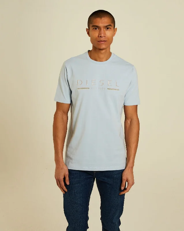 Men's contemporary t-shirt-Fenton Tee Buoy Blue