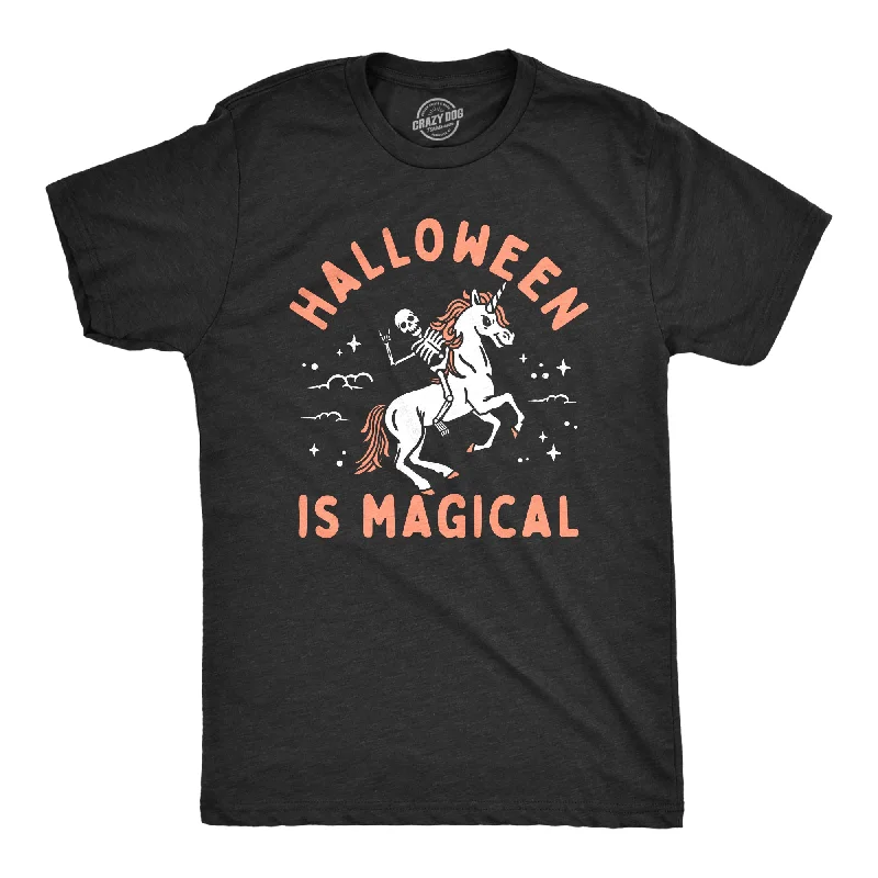 Men's ultra-breathable t-shirt-Halloween Is Magical Men's T Shirt