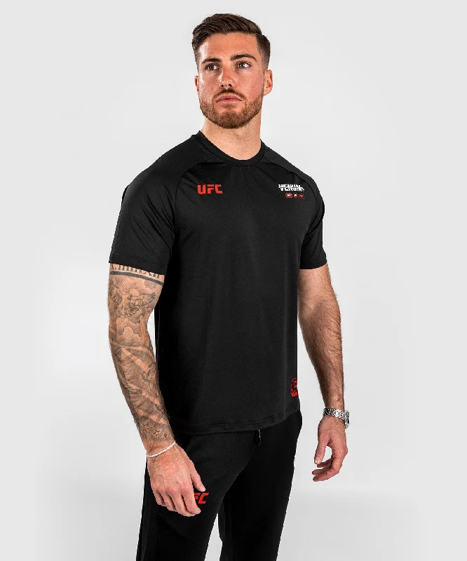 Men's tailored fit t-shirt-UFC Adrenaline by Venum Fight Week Men’s Dry-tech T-shirt - Black