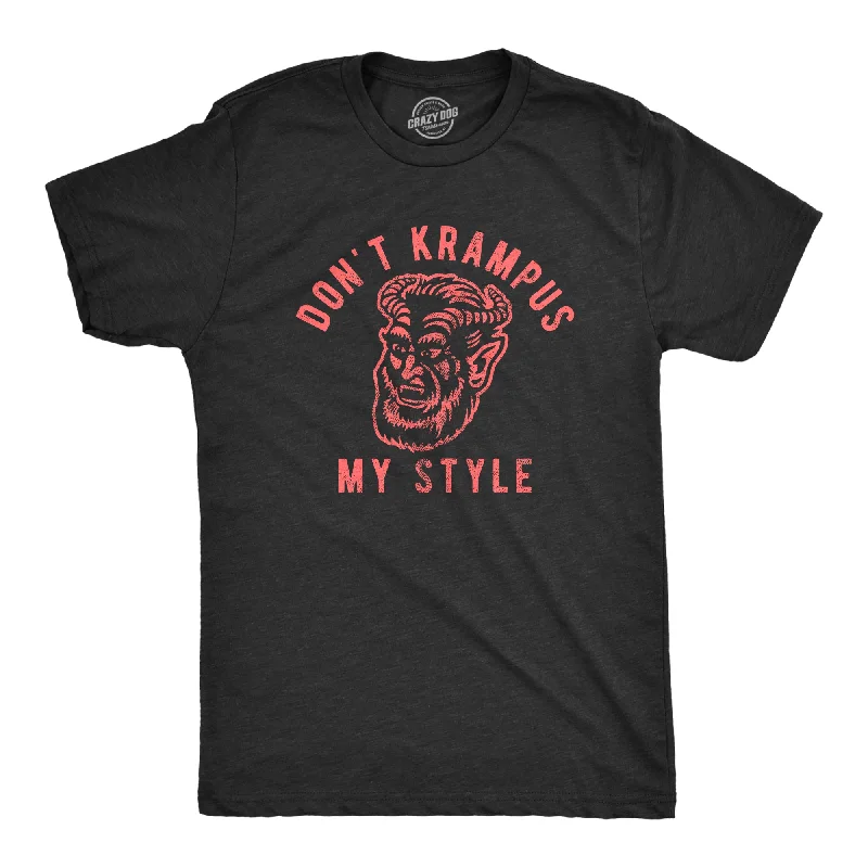 Men's performance-enhancing t-shirt-Don't Krampus My Style Men's T Shirt