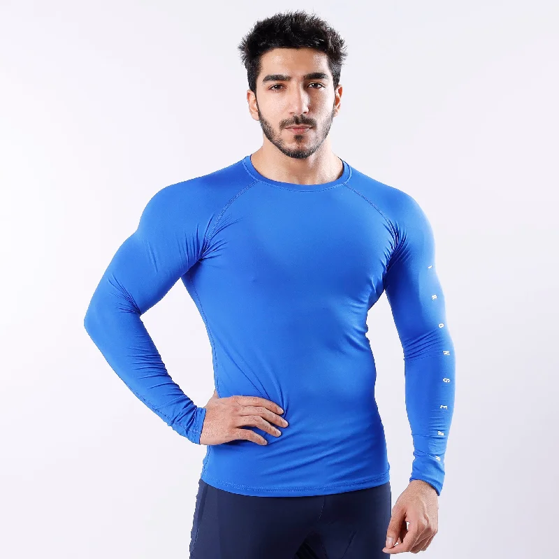 Men's weekend casual t-shirt-COMPRESSION Long Sleeve Tee