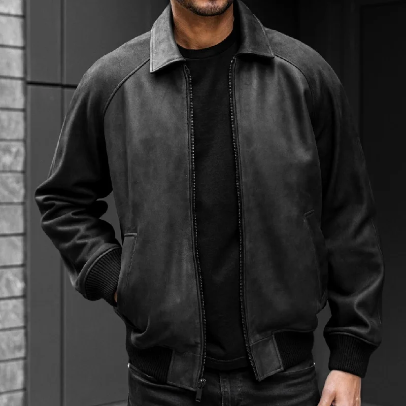 Men's quick-dry fleece jacket-Major League Jacket | Black Matte