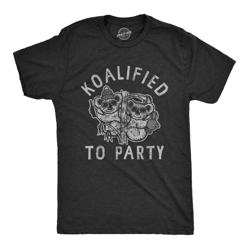 Men's double-layer t-shirt-Koalified To Party Men's T Shirt