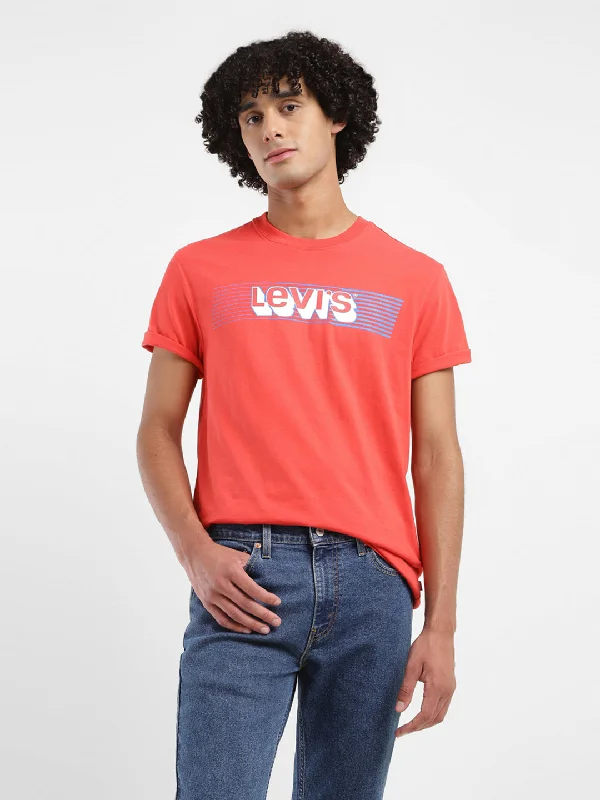 Men's classic style t-shirt-Men's Solid Crew Neck T-Shirt