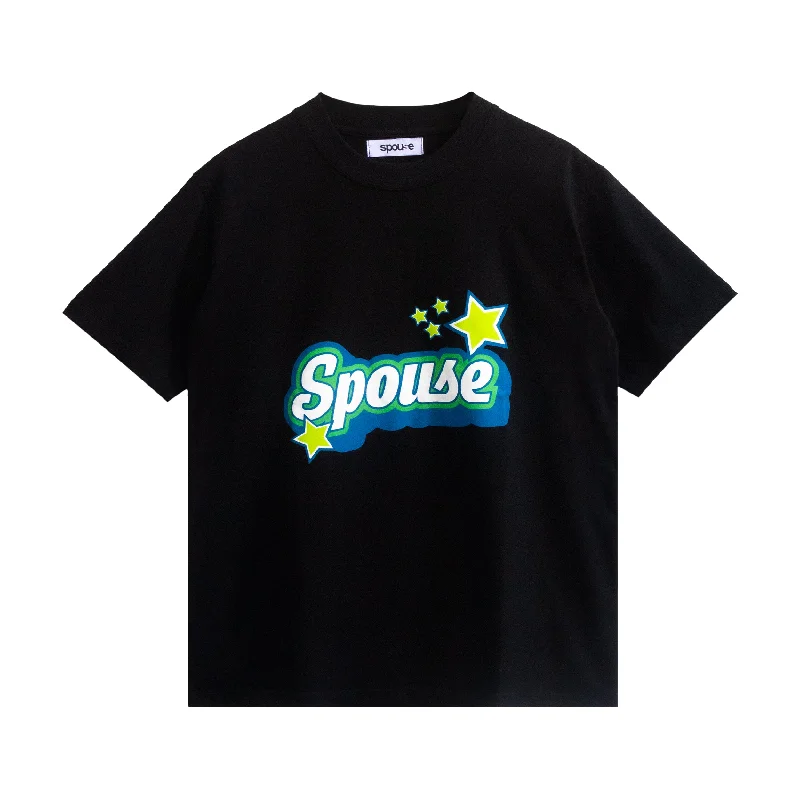 Men's street smart t-shirt-Spouse Star - Black