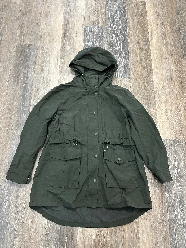 Men's pre-shrunk puffer jacket-Jacket Windbreaker By J. Crew In Green, Size: M