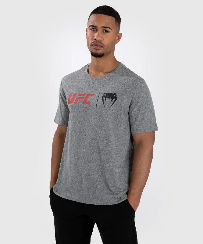 Men's innovative fabric t-shirt-UFC Venum Classic T-Shirt - Grey/Red