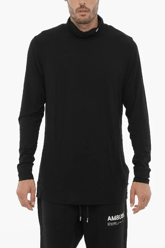 Men's v-neck sweater-Ambush Lightweight Turtleneck Sweater