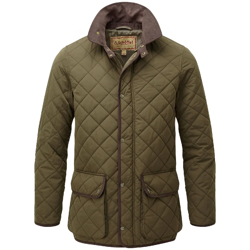 Men's ultra-light rain jacket-Schoffel Mens Barrowden Quilt Jacket