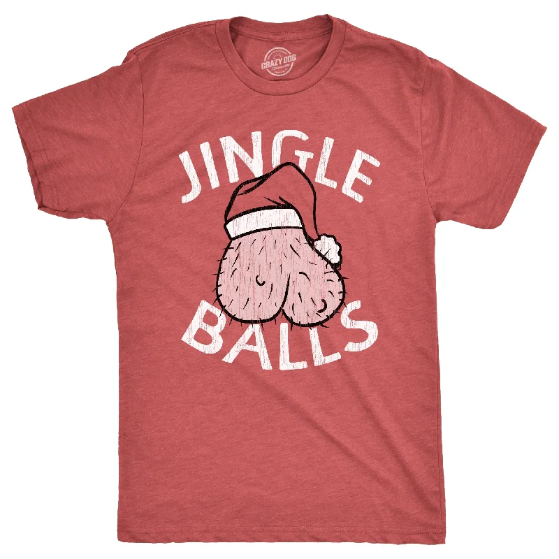 Men's soft hand feel t-shirt-Jingle Balls Men's T Shirt