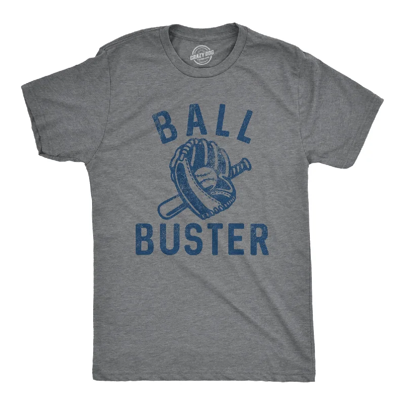 Men's ultra-breathable t-shirt-Ball Buster Baseball Men's T Shirt