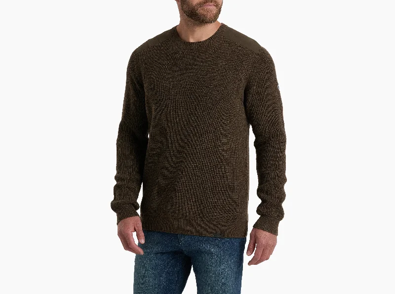 Men's lightweight knit-Men's Evader Sweater - Turkish Coffee