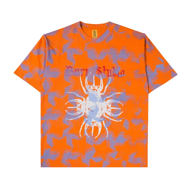 Men's innovative fabric t-shirt-Nirvana - Orange