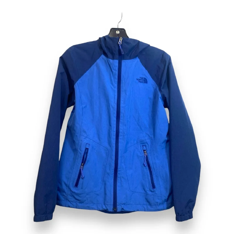 Men's pre-shrunk puffer jacket-Jacket Windbreaker By The North Face In Blue, Size: S