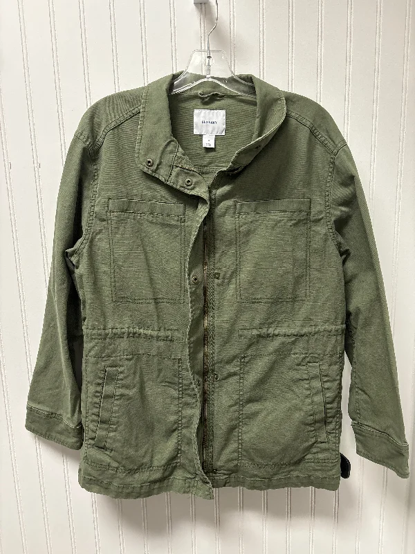 Men's organic bomber jacket-Jacket Utility By Old Navy In Green, Size: M