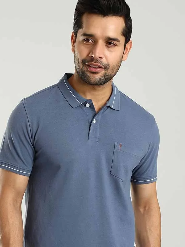 Men's organic casual wear polo shirt-Men Solid Polo T-Shirt