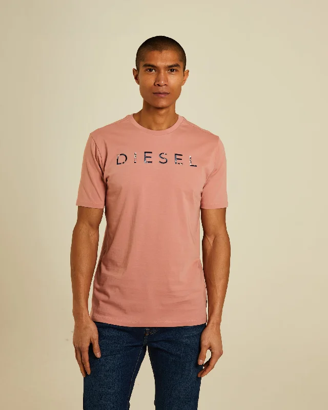 Men's versatile wear t-shirt-Francois Tee Plaster Pink