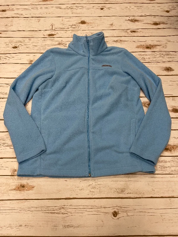 Men's sporty field jacket-Jacket Fleece By Columbia In Blue, Size: L