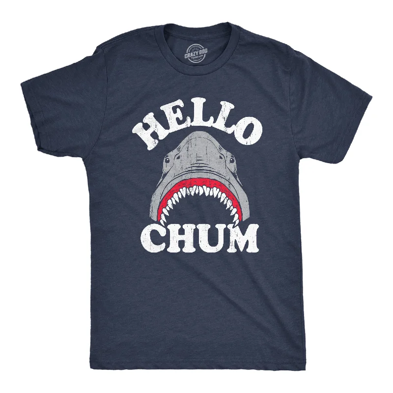 Men's recycled material t-shirt-Hello Chum Men's T Shirt