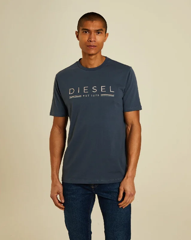 Men's yoga t-shirt-Fenton Tee Dusk Navy