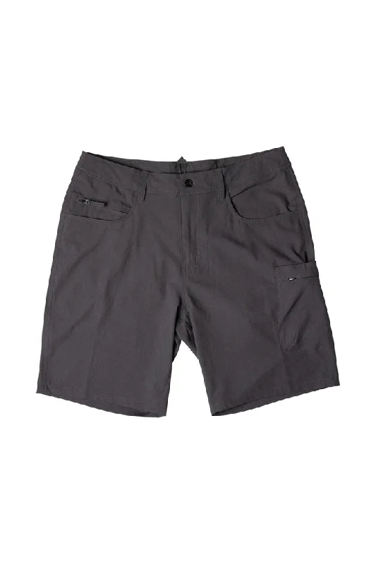 Men's high-performance hiking shorts-Men's Vice Versa Short - Black Heather