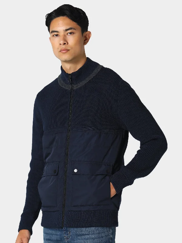 Men's high-performance hiking jacket-Chetel Navy Jacket