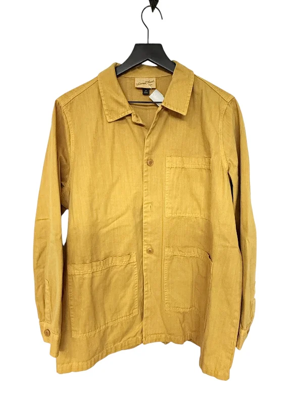 Men's relaxed fit windbreaker-Jacket Utility By Universal Thread In Yellow, Size: M