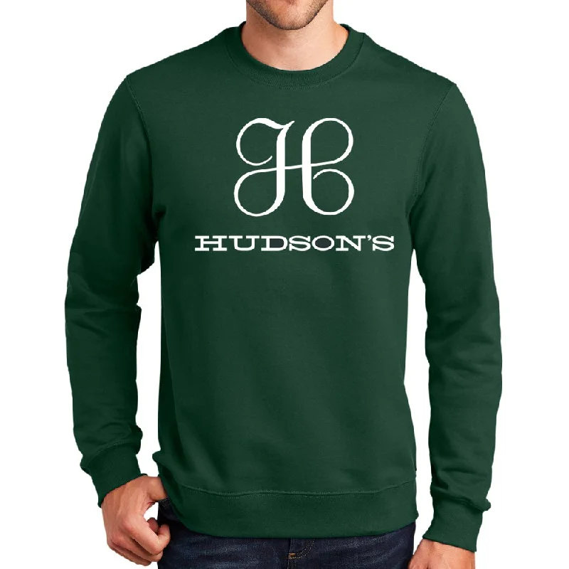 Men's sleep sweatshirt-Detroit's Iconic Hudson's Crew Sweatshirt